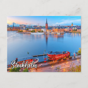 Historic Stockholm, Sweden Postcard