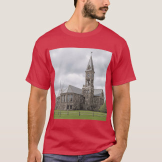 Historic Stone Clockower School Building girl T-Shirt