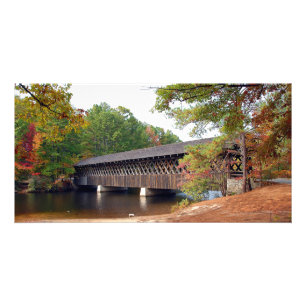Historic Stone Mountain Georgia Covered Bridge Card