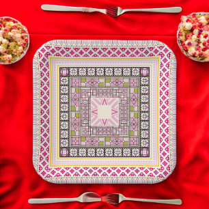 Historic style paper plates