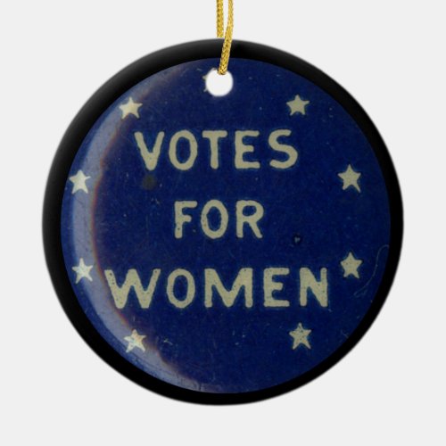 Historic Suffrage Pin Collectable ornament