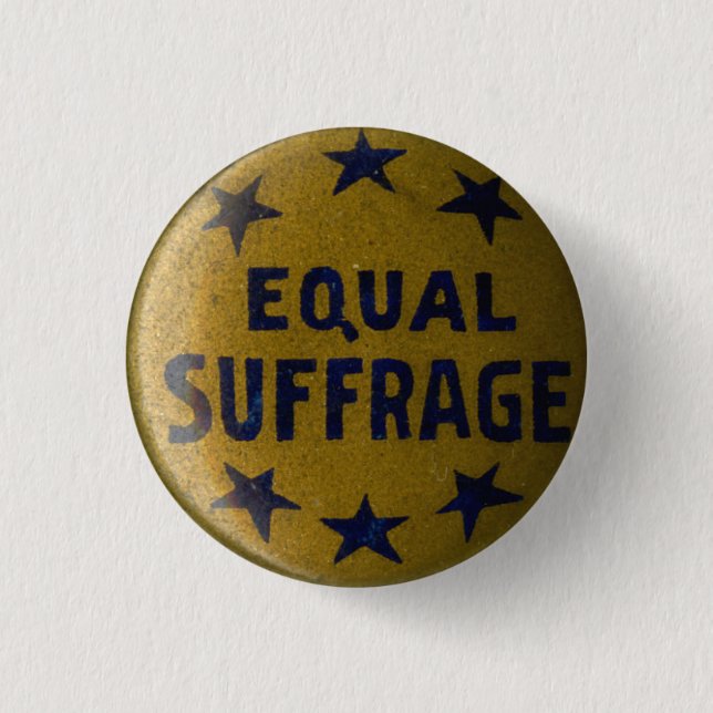 Historic Suffrage Pin Commemorative button (Front)