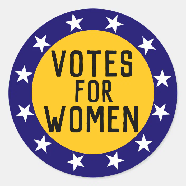 Votes for Women Circular Classic Design