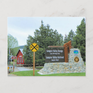 Historic Sumpter Gold Dredge and Railway Park Postcard