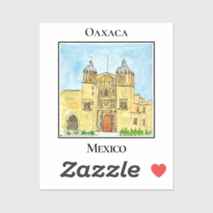 Historic Templo de Santo Domingo in Oaxaca Sticker
