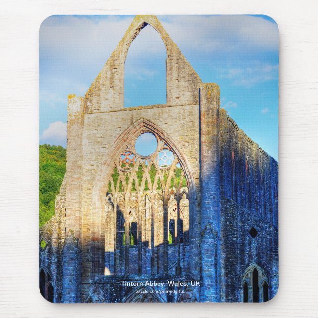 Historic Tintern Abbey Cistercian Monastery Wales Mouse Pad (Front)