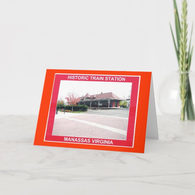 HISTORIC TRAIN STATION CARD (Front)