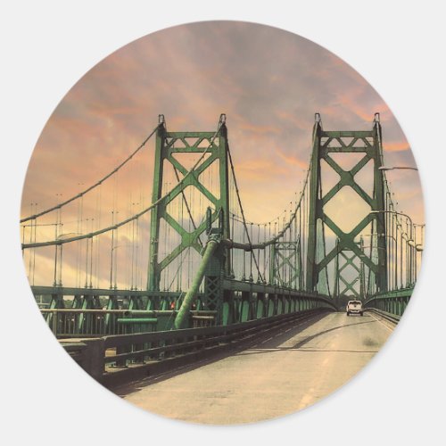 Historic Twin Bridges Stickers