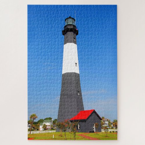 Historic Tybee Island Georgia lighthouse Jigsaw Puzzle