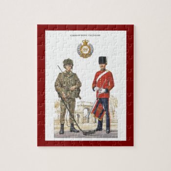 Historic Uniforms  Corps Of Royal Engineers Jigsaw Puzzle by windsorprints at Zazzle