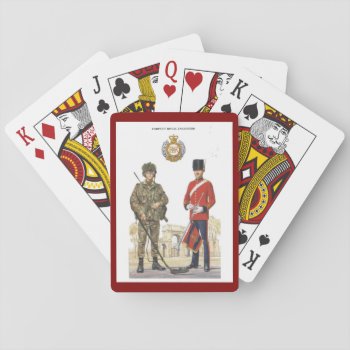 Historic Uniforms  Corps Of Royal Engineers Playing Cards by windsorprints at Zazzle