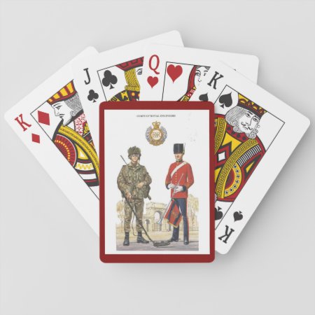 Historic Uniforms, Corps Of Royal Engineers Playing Cards