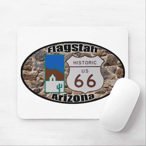 Historic US Route 66 Flagstaff Arizona Mouse Pad