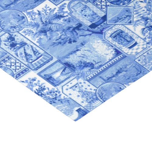 Historic Vintage Blue and White Japonaiserie Tissue Paper