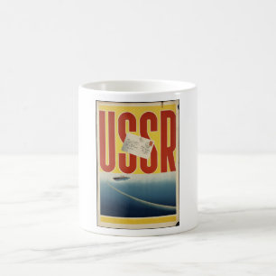Historic Vintage USSR Travel Poster Coffee Mug