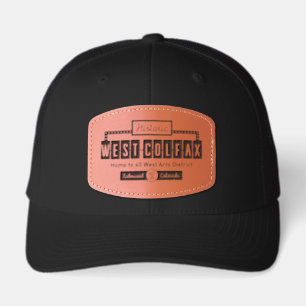 Historic West Colfax Leather Patch Hat