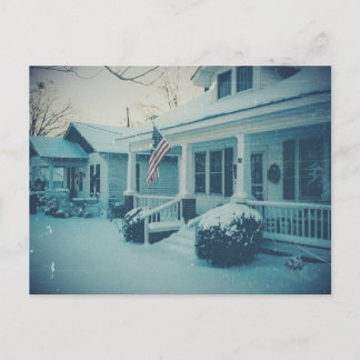 Historic Winter Wonderland Postcard