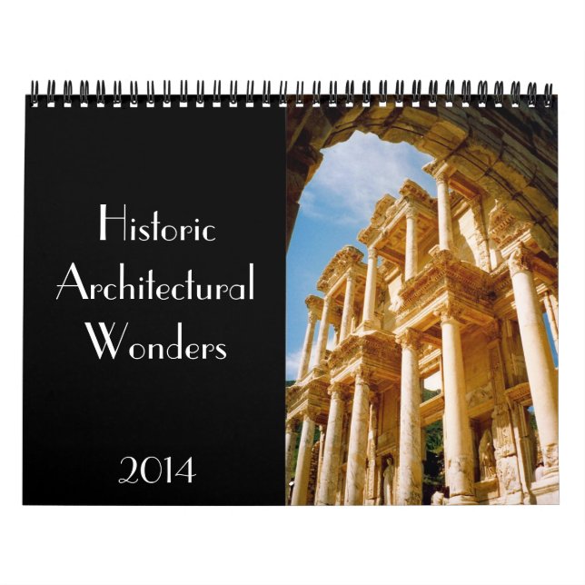 historic wonders 2014 calendar (Cover)