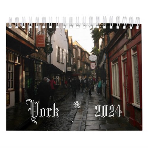 Historic York 2024 calendar