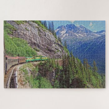 Historic Yukon Train  Canada Jigsaw Puzzle by catherinesherman at Zazzle