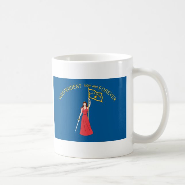 Historical Alabama Flag (1861-1861) Coffee Mug (Right)
