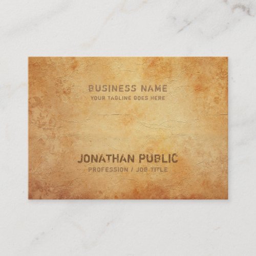 Historical Antic Look Design Creative Inspiration Business Card