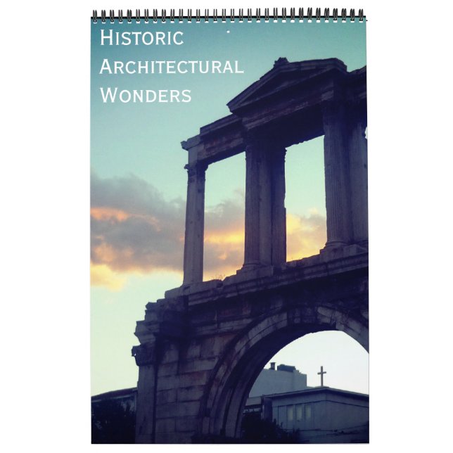 historical architectural wonders calendar (Cover)