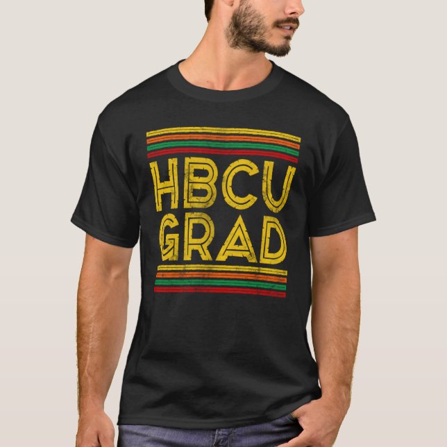 Historical Black College Alumni HBCU Grad T-Shirt (Front)