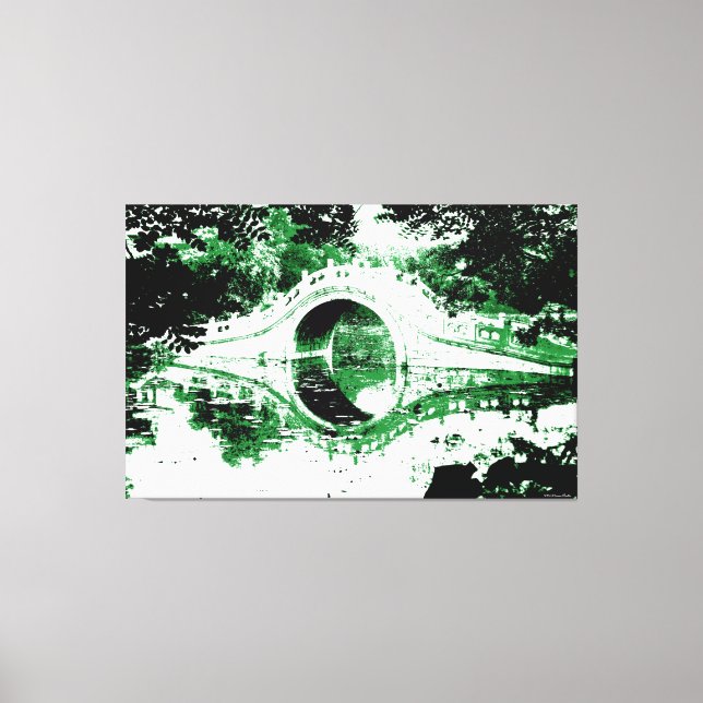 Historical Bridge Wrapped Canvas Print (Front)
