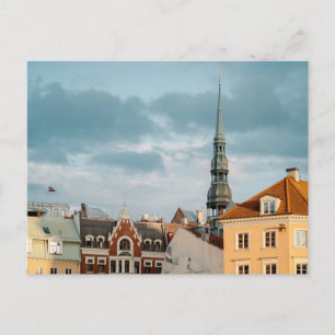 Historical buildings in Old Riga, Latvia Postcard
