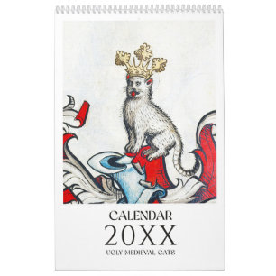Historical Cat Art 2025 Wall Calendar