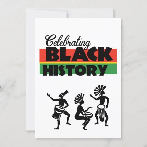 Historical Celebration BHM Party Invitation