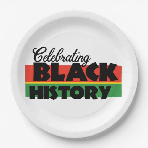 Historical Celebration BHM Party Paper Plates