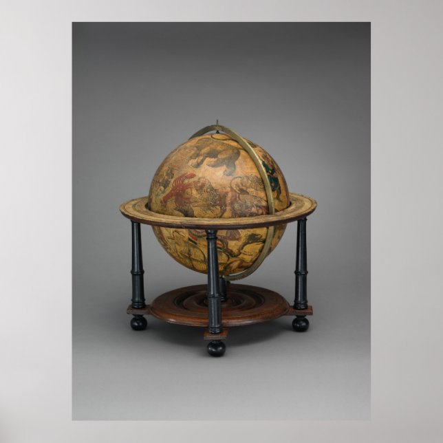 Historical Celestial Globe Photograph (1621) Poster (Front)