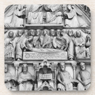 Historical, Christian Sculptures Notre Dame Paris Coaster