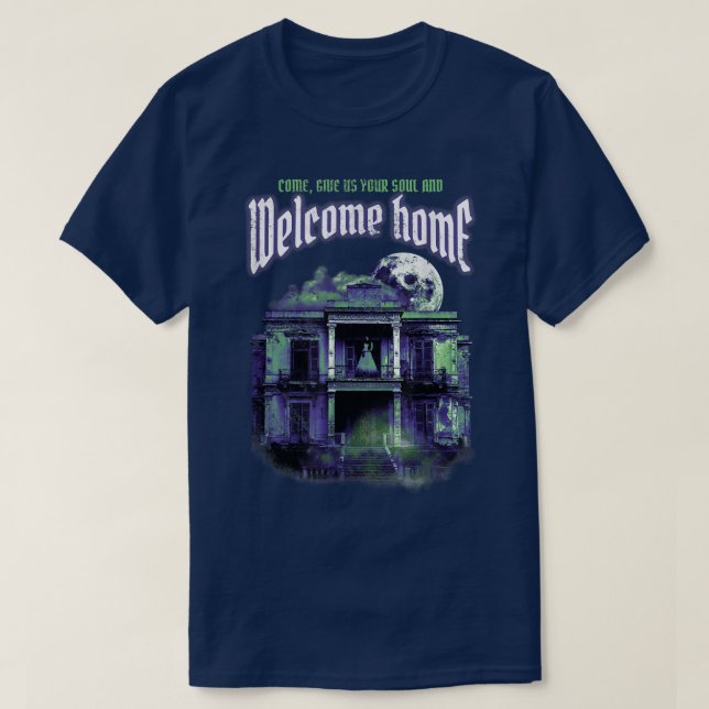 Historical Downtown Haunted House  T-Shirt (Design Front)