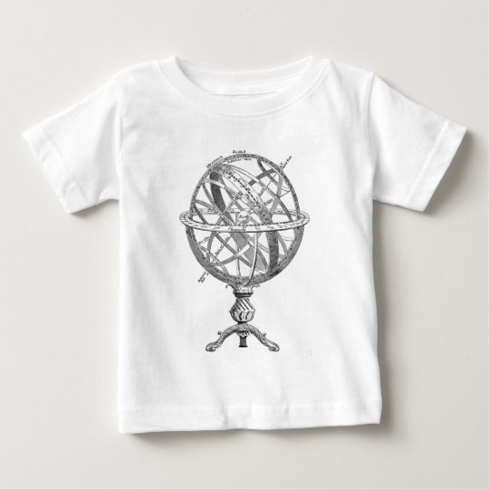 Historical drawing OF A scientific Earth sphere Baby T-Shirt