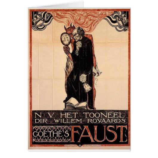 Historical Faust poster Cards (Front)