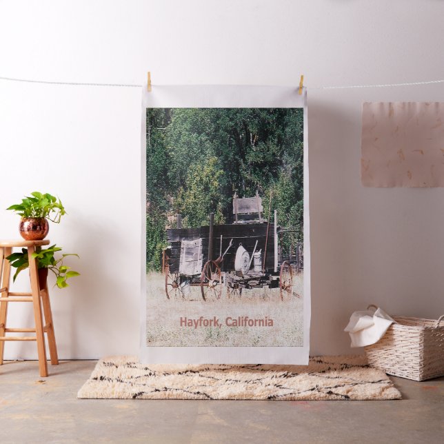 Historical Gold Rush wagon...... Fabric (In Situ)