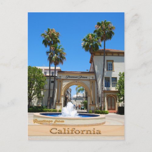 Historical Hollywood California Postcard