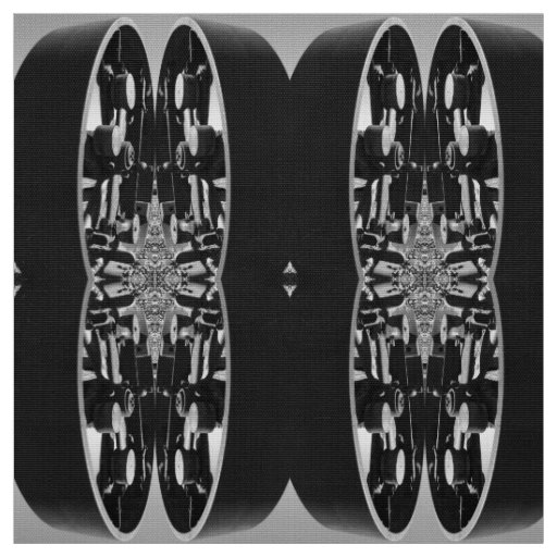 Historical Industrial Wheels Fabric