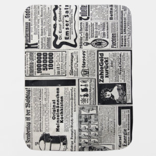 Historical Kiev: 1917 Newspaper Illustration Baby Blanket