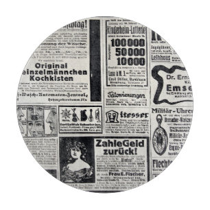 Historical Kiev: 1917 Newspaper Illustration Cutting Board