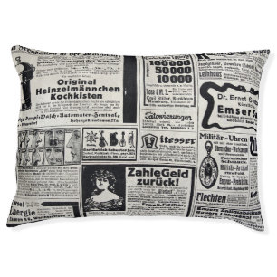 Historical Kiev: 1917 Newspaper Illustration Pet Bed