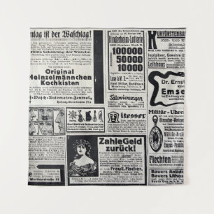 Historical Kiev: 1917 Newspaper Illustration Tapestry