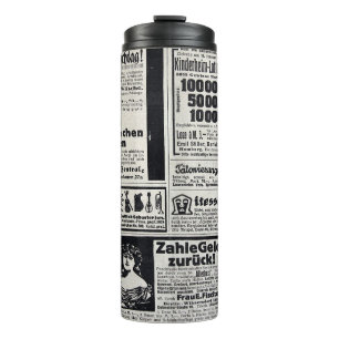 Historical Kiev: 1917 Newspaper Illustration Thermal Tumbler