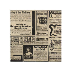 Historical Kiev: 1917 Newspaper Illustration Wood Wall Art