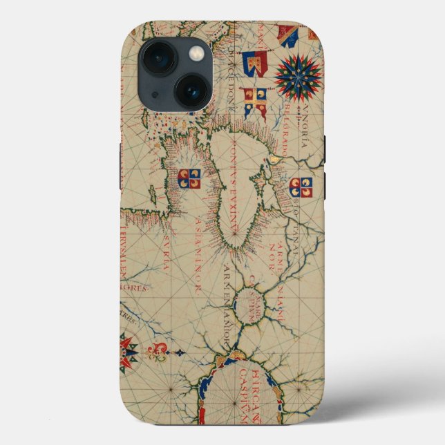 Historical Map of the Caucasus- Heavy Duty Case-Mate iPhone Case (Back)