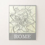 [ Thumbnail: Historical Map of The City of Rome Jigsaw Puzzle ]