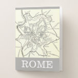 [ Thumbnail: Historical Map of The City of Rome Pocket Folder ]